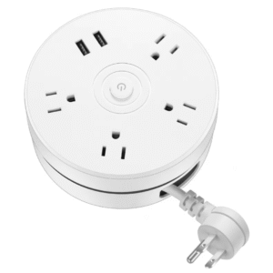 Regleta Multitoma 4 tomas 2 puertos USB