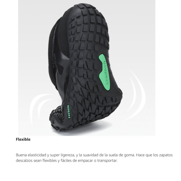 Zapatos barefoot gym playa deporte