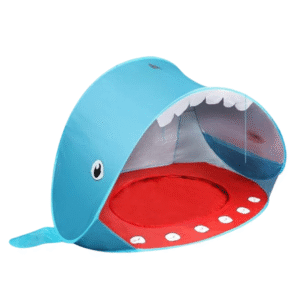 Carpa tiburón con piscina interna