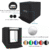 Estudio Fotográfico Portátil con Luz LED y Fondos Intercambiables | Caja de Luz Profesional 40 x 40 cm