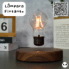 Lampara con bombillo flotante