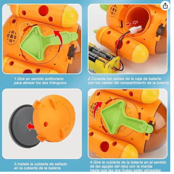 Regadera Submarino para Bebé