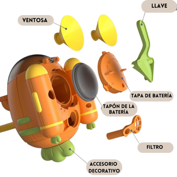 Regadera Submarino para Bebé