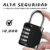 43 Candado de Seguridad con Clave Numérica – 4 Dígitos Antirrobo y Resistente
