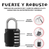Candado de Seguridad con Clave Numérica – 4 Dígitos Antirrobo y Resistente