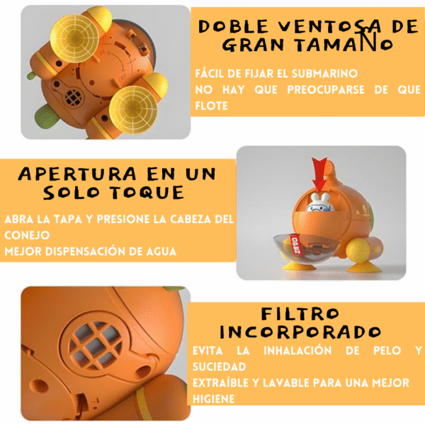 Regadera Submarino para Bebé